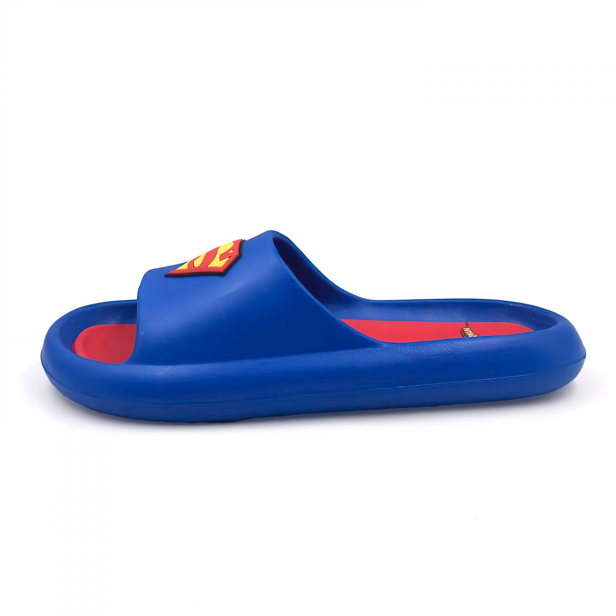 Superman Logo Men's Cloud Comfort Foam Slide Sandals